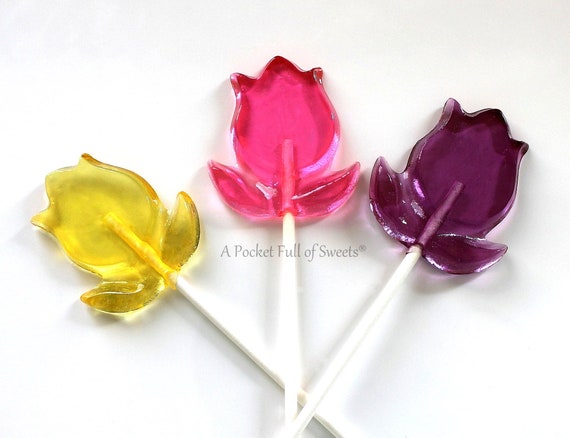 Flower Wedding Favor, NON GMO, Flower Themed Baby Shower, Flower Birthday, Flower Bridal Shower, Flower Anniversary Gift, 12 Flower Pops Il_570xn