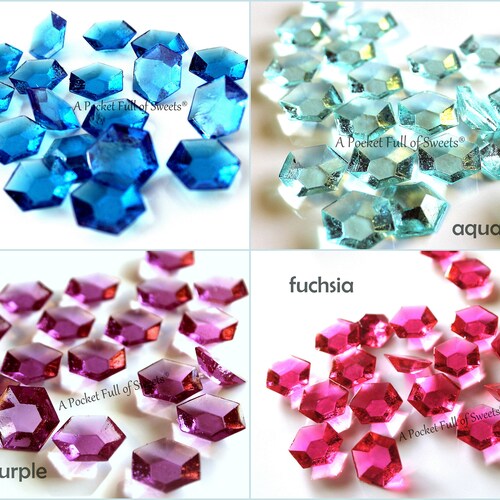 Edible Diamonds Cake Topper Cupcake Toppers Candy Sugar Etsy