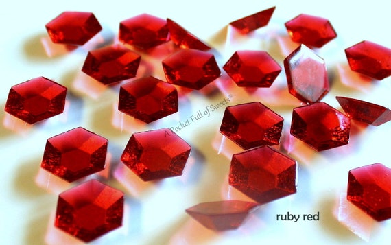 Edible Diamonds Garnet Wedding Cake Decorations Cake Bling