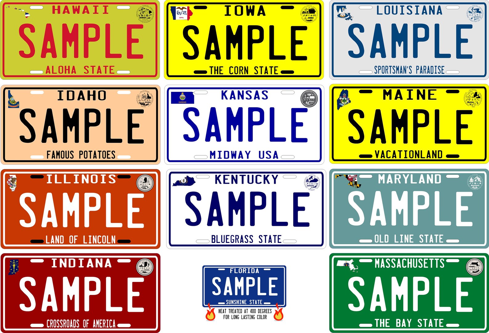 Custom Personalized Metal Old Vintage Style License Plate Your Etsy