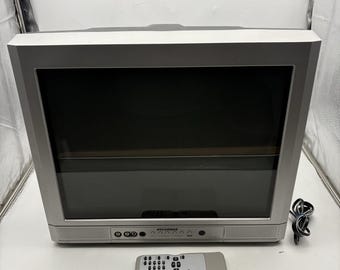 Vintage Sylvania 20” CRT TV 6420FF w/ Remote • Tested • Works Perfect- Retro Gaming
