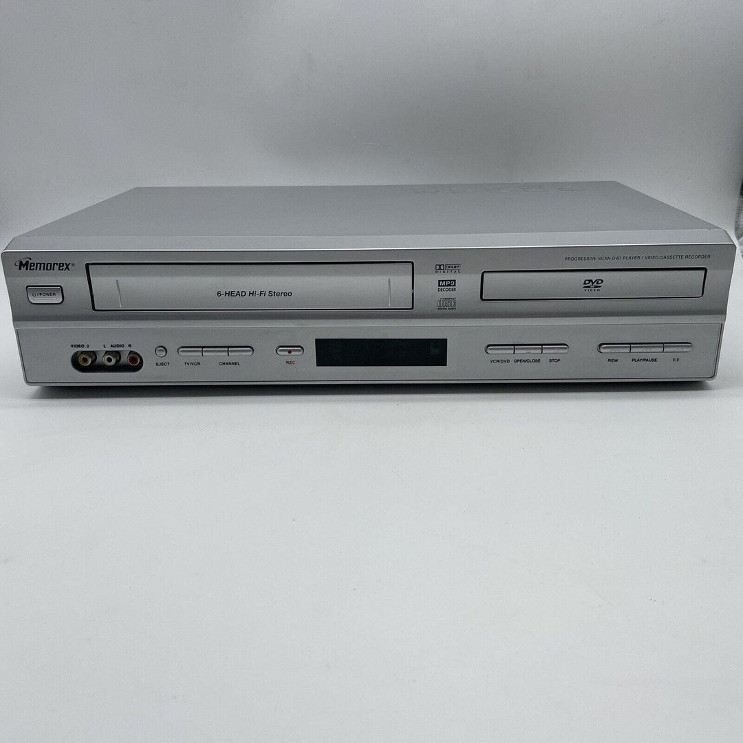 Memorex DVD VHS Combo 6 Head Hi-fi Stereo Vcr Player MVD4543 Tested No ...