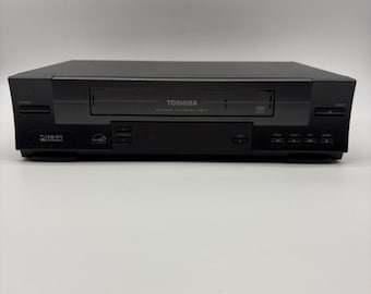Toshiba VCR VHS W-512 Recorder Tested W512 Hi-Fi Stereo 4-head No Remote