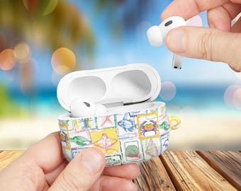 Seashell AirPods Case: Coastal Coquette Pastel Beach Cover