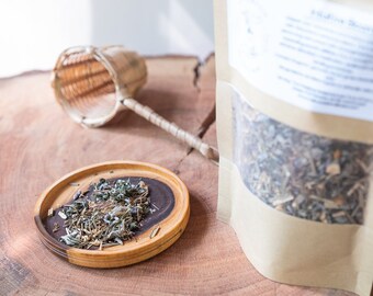 Intuitive Bloom Herbal Tea - Pychic tea blend, clairvoyance , divination, meditation, spellwork, dreamtending