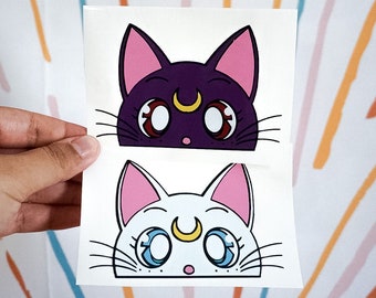 Luna Cat Sticker Etsy