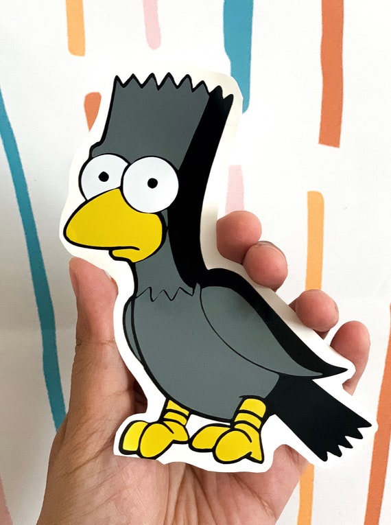 Bart Raven Decal Treehouse of horror The Simpsons decal Etsy