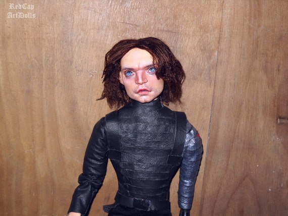 Winter Soldier Sebastian Stan Art Doll 12 Inch 1 6 Scale Made to