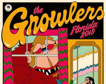 The Growlers - FLORIDA 2019 - Gigposter