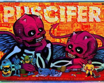 Puscifer, Dallas 2026 - FOIL Gigposter