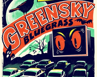 Greensky Bluegrass - Brevard, NC - Gigposter