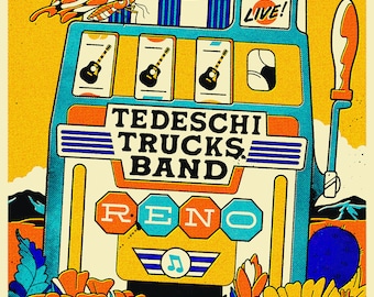 Tedeschi Trucks Band - Reno, NV 2024 - Gigposter