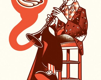 Woody Allen - Screenprint