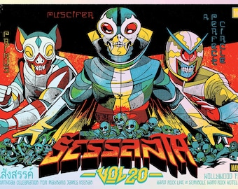 SESSANTA - Hollywood, FL 2025 - FOIL Gigposter