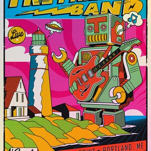 Trey Anastasio Band - Portland 2021 - FOIL -Gigposter
