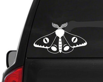 Moth Decal // Moth Car Decal // Moth Decor // Moth Laptop Decal // Laptop Sticker // Moth Car Sticker // Cute // Bug Decal // Bug Sticker