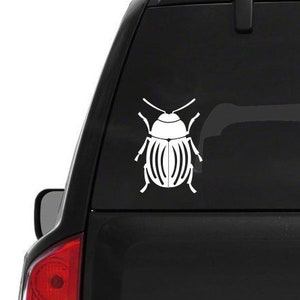 Beetle Decal // Beetle Car Decal // Beetle Laptop Decal // Laptop Sticker // Wall Decor // Bug Decal // Permanent Vinyl Decal // Bug Sticker