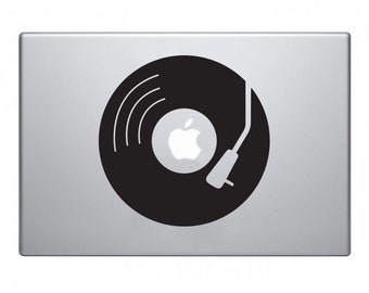 Music Record Decal // Music Themed Decal // Vintage Decal // LP // Music Lover // Laptop Decal // Laptop Sticker // Custom Color //