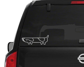 Long Dog Decal / Car Decal / Laptop Decal / Sticker / Funny Decal / Long Dog / TV Show Decal / Blue Dog Cartoon / Heelers / Gift Idea