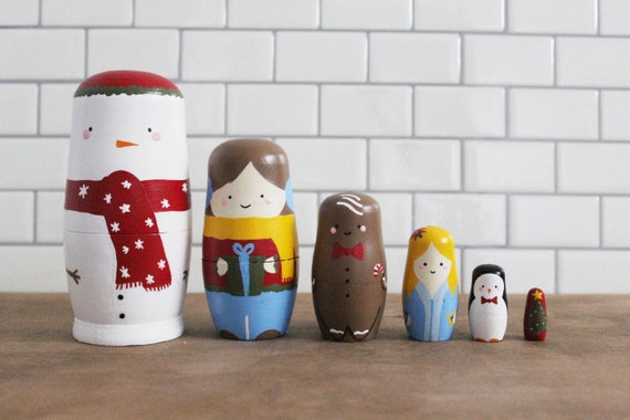 Christmas matryoshka sales