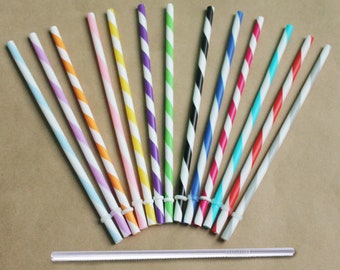 Acryl BPA-vrij herbruikbaar plastic rietje//kleurrijke rietjes//gestreept rietje//roestvrij stalen rietje//eco vriendelijk//Tumbler rietjes//