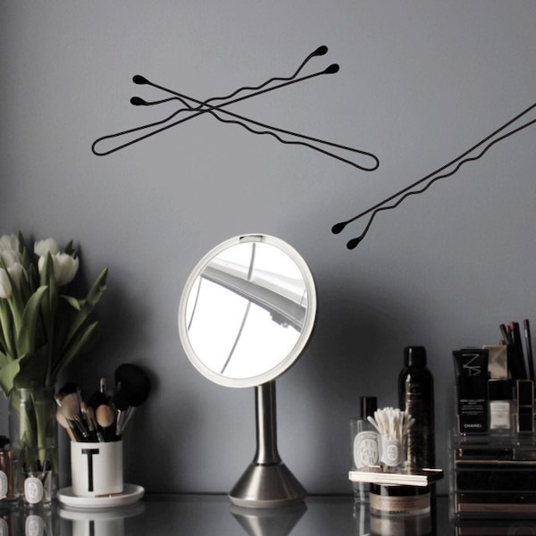 Bobby Pin Wall Decal // Bathroom Decal // Makeup Room Decal // Bobby Pins // Cute Decals // Vinyl Decals // Home Decor // Wall Decor //