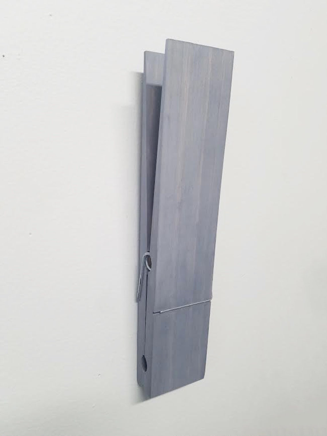 12 Jumbo Clothespin Hanger // Clothespin Towel Holder // Etsy