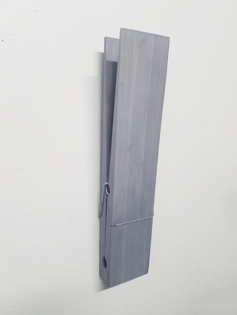 12 Jumbo Clothespin Hanger // Clothespin Towel Holder // Etsy