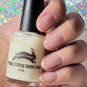 Milky Ridge Filling Base Coat, Stain Protecting Clear Indie Nail Polish