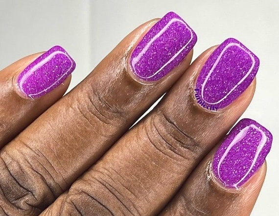 Purple Holographic glitter - Lecenté - Gel Nail Polish & Nail Art