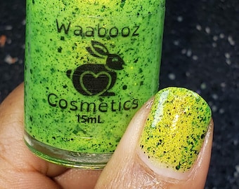 Rebel Loon - Minneapolis Unapologetic Indie Nail Polish, Neon Green Nail Lacquer