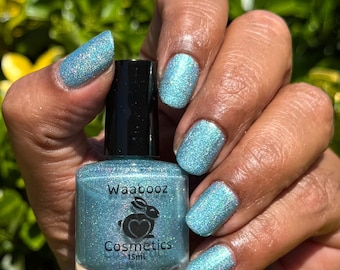 Resist - Trans Pride Indie Nail Polish Collection - Blue Holographic Nail Lacquer