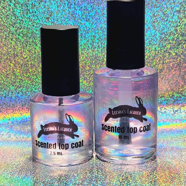 Scented Clear Top Coat, 5-Free Quick Dry Nail Polish