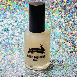 Matte Top Coat Nail Polish image 3