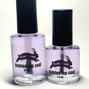 Scented Clear Top Coat, 5-Free Quick Dry Nail Polish image 3