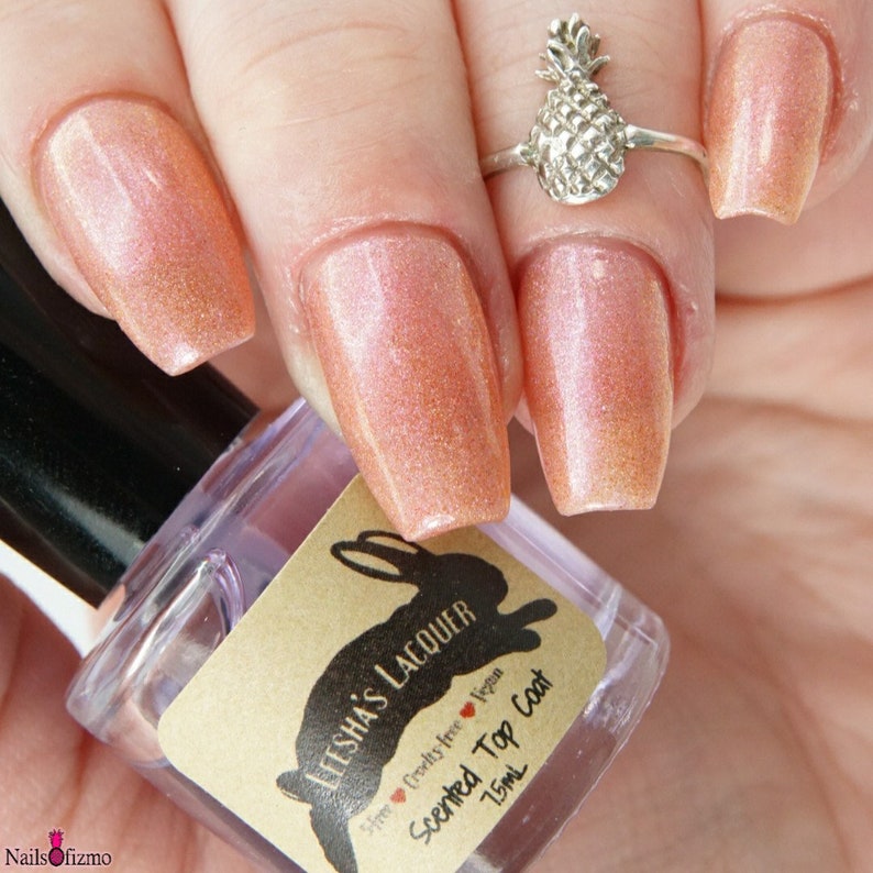 Scented Top Coat Clear Top Coat Nail Polish Top Coat 5free Etsy