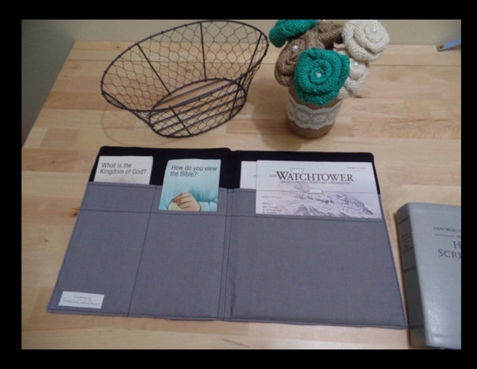 Sewing Tutorial JW Magazine Holder JW Magazine and Tract Etsy