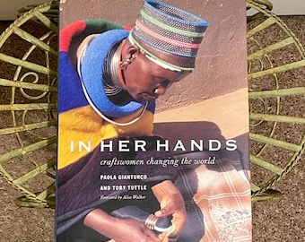 IN HER HANDS, 2000, Beautiful Book, Large Decor, Large Coffee Table Book, Read, Gift, Collect