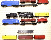 AMERICAN FLYER 20182 Train Set:  21161 L & T,  A F 21205 Powered, 4 Cars, Lionel 1063 Trans, Switches, Track