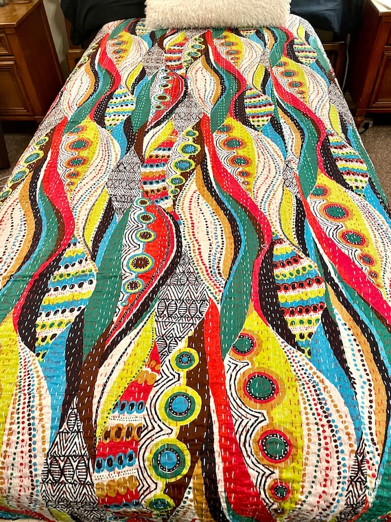USED HANDMADE BLANKET