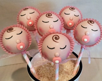 baby shower cake pop