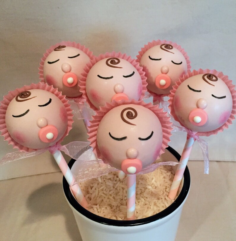 Baby Shower Cake Pops Regular Or Gluten Free Etsy