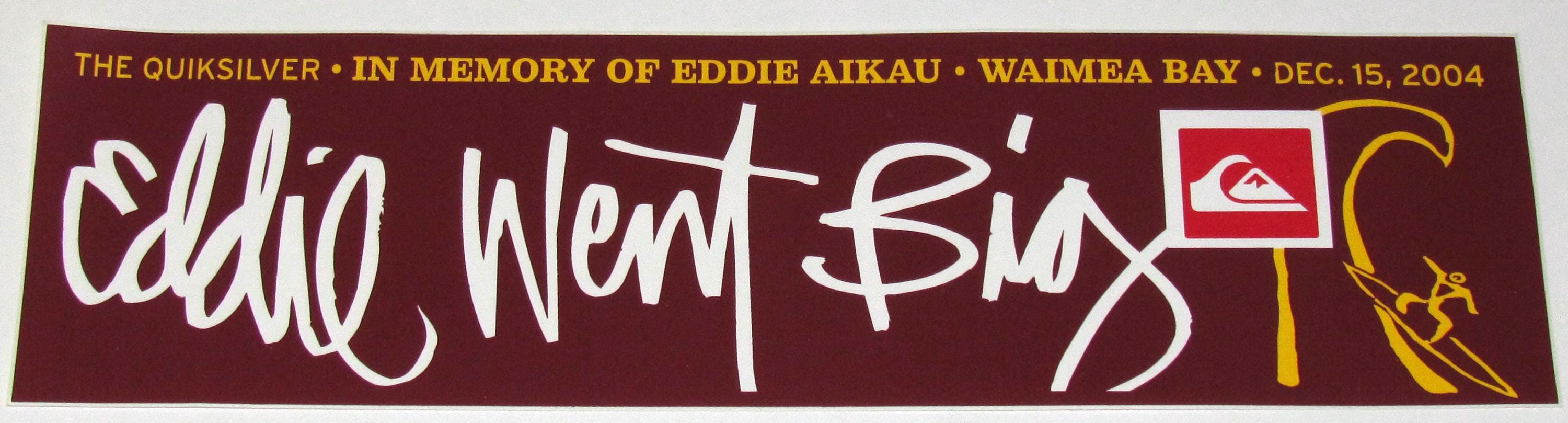 EDDIEAIKAUステッカー❰非売品❱ Eddie Would Go - Etsy