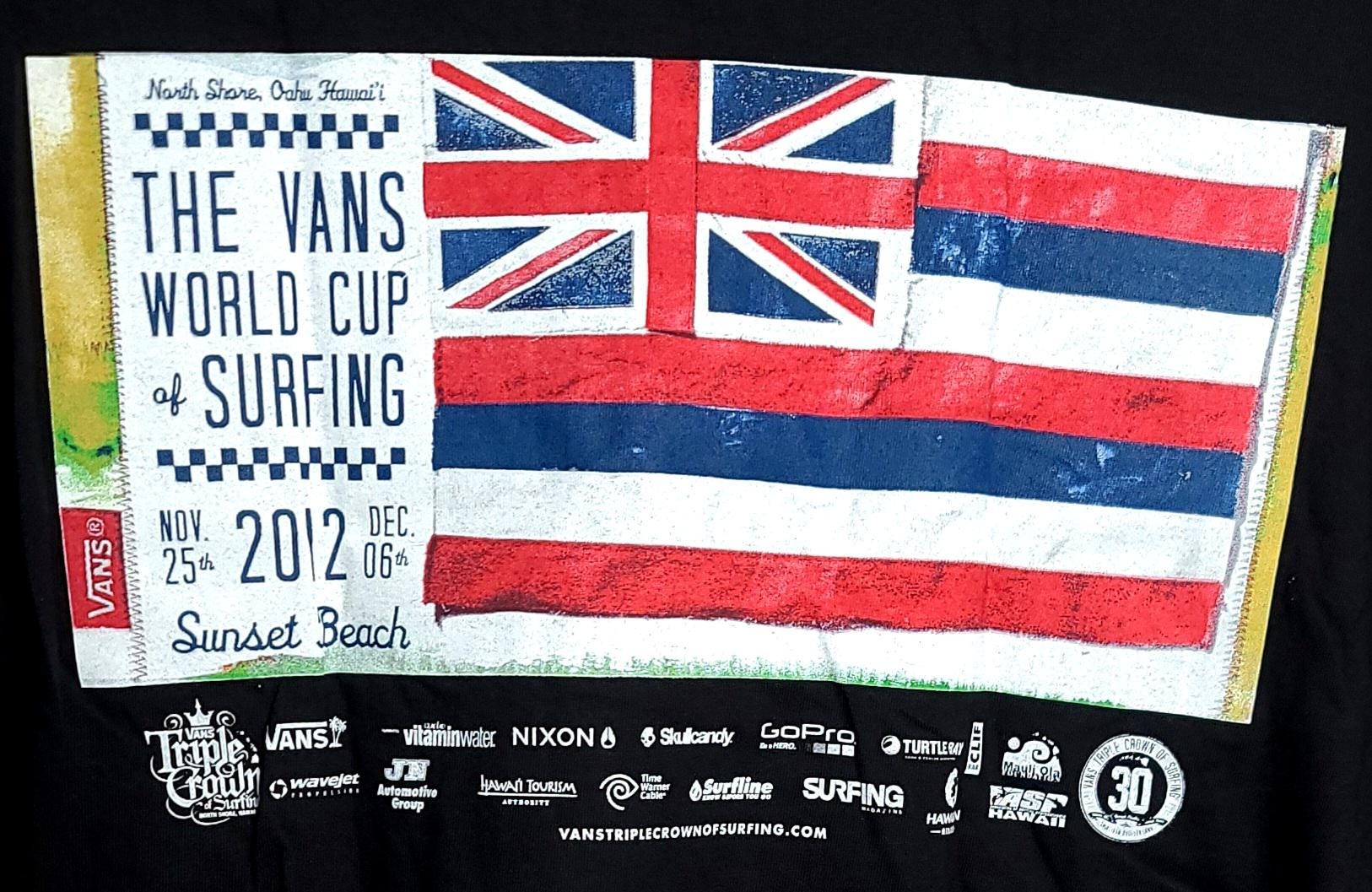 Limited Edition 2012 Vans World Cup Sunset Beach Shirt - North