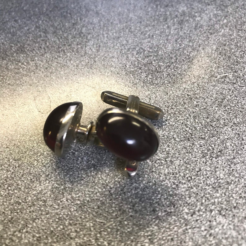 Black cuff links