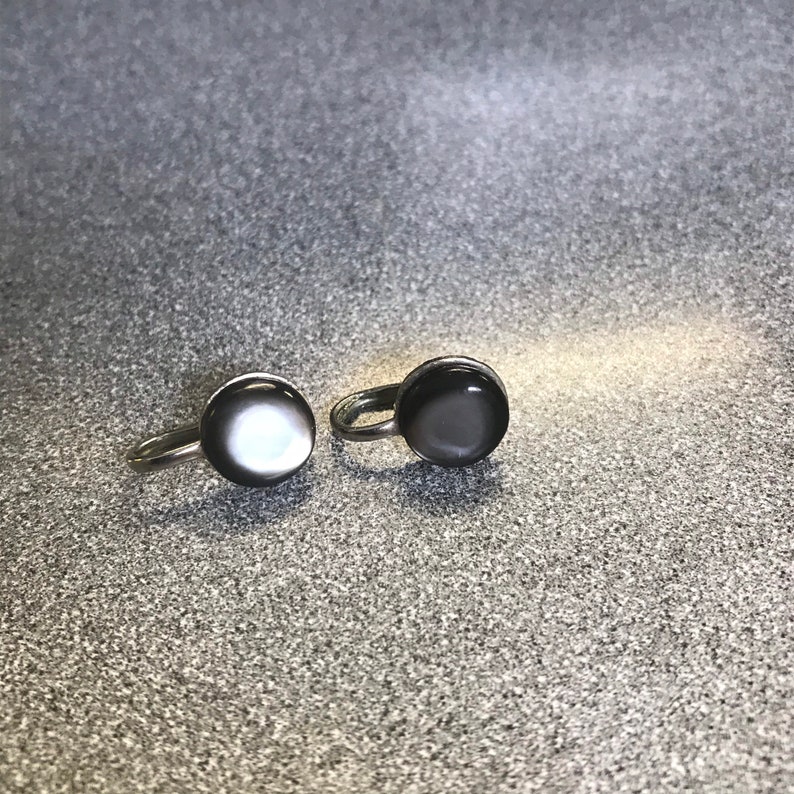Vintage gray cufflinks