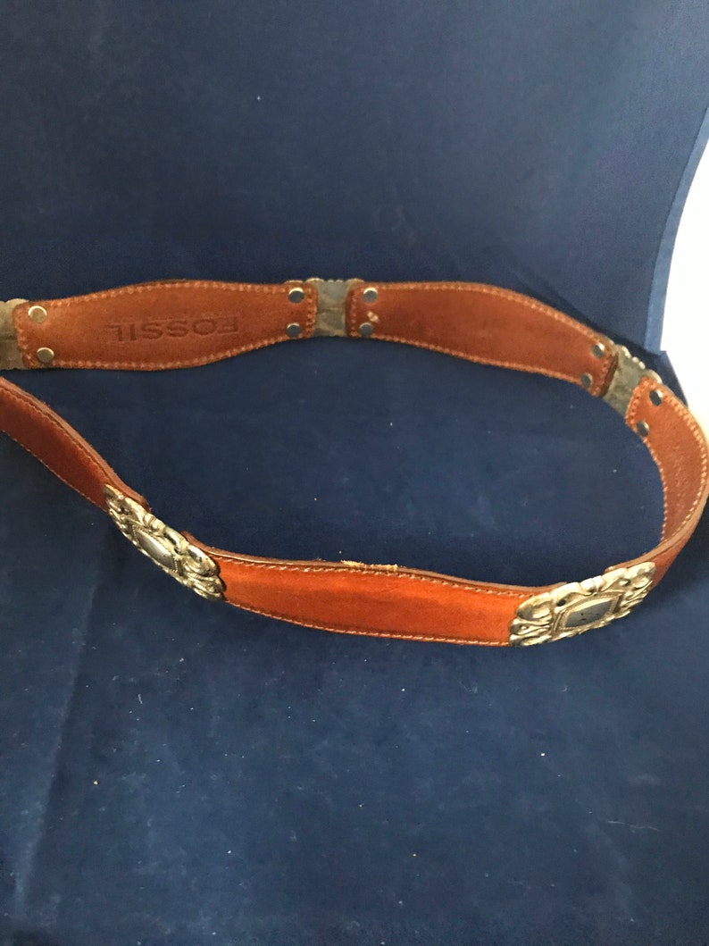 Vintage Leather Fossil belt