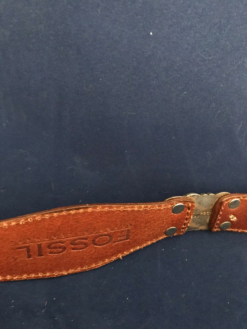 Vintage Leather Fossil belt