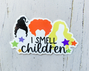 Teacher Sticker | I Smell Children | Hocus Pocus Sticker | Halloween Teacher Sticker | LIMITED EDITION