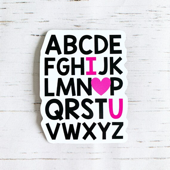 Teacher Magnet ABC I Love You ABC I Love You Magnet